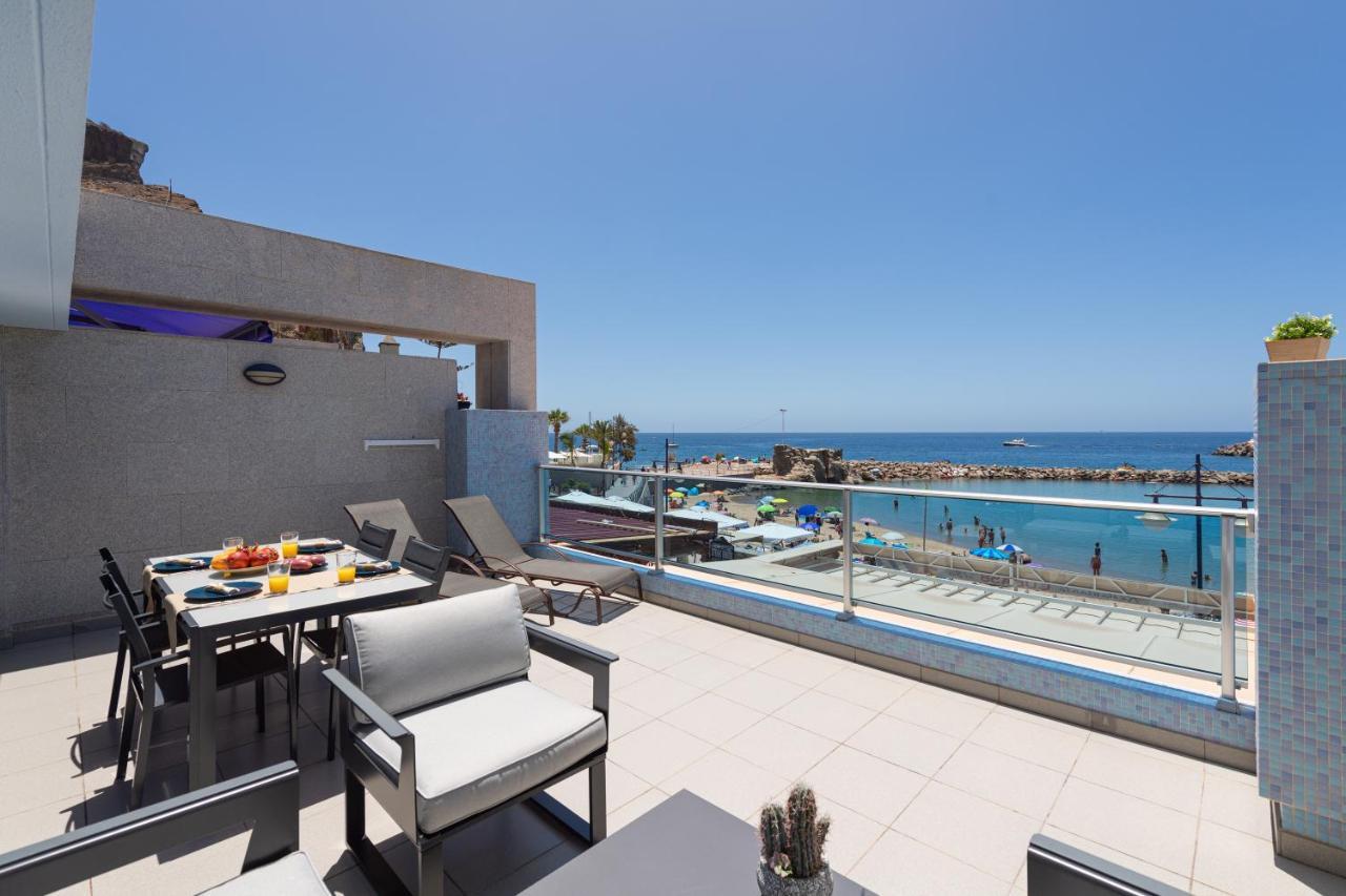 Amarre Bay Apartment Puerto De Mogan Bagian luar foto
