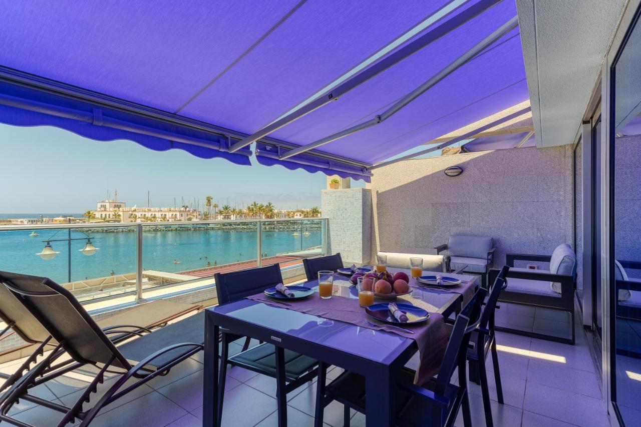 Amarre Bay Apartment Puerto De Mogan Bagian luar foto