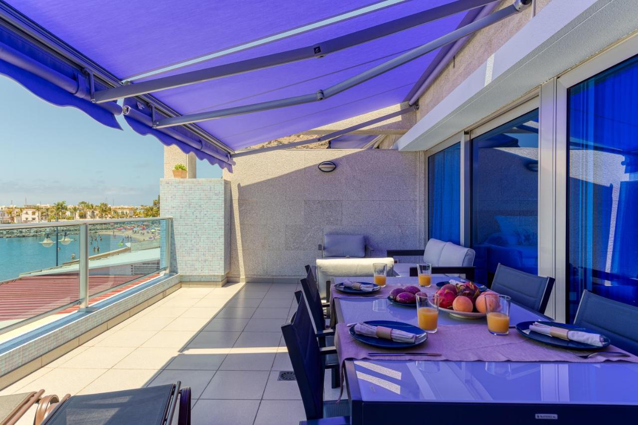 Amarre Bay Apartment Puerto De Mogan Bagian luar foto