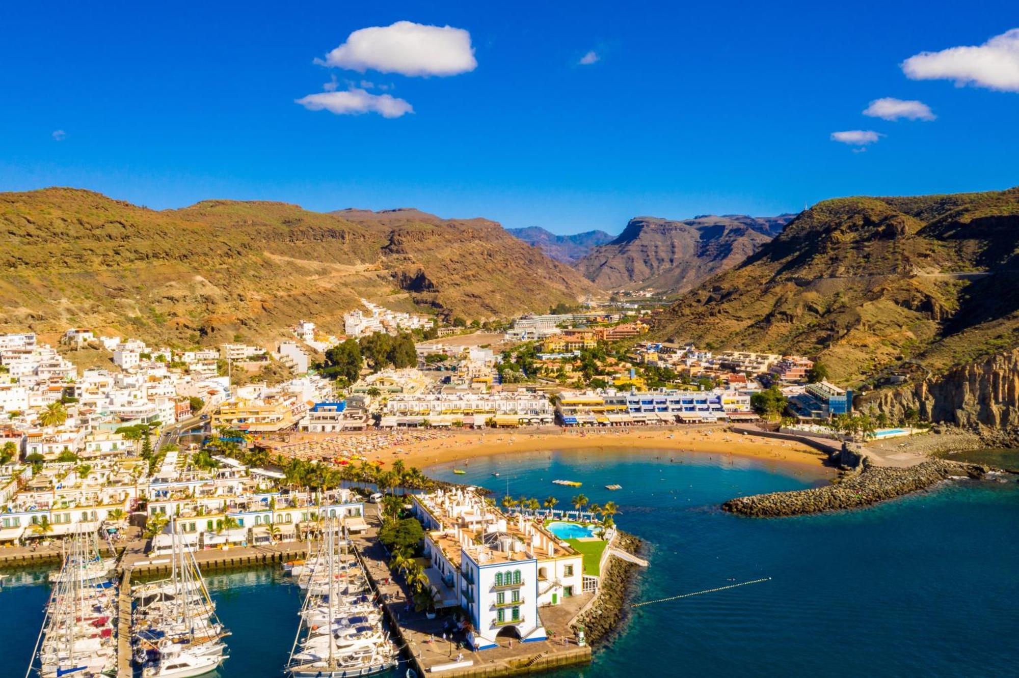 Amarre Bay Apartment Puerto De Mogan Bagian luar foto