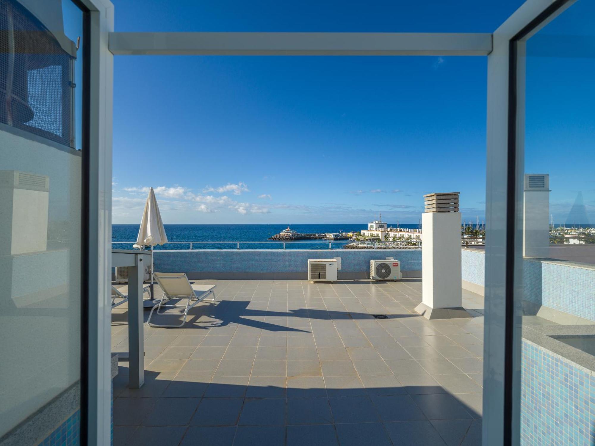 Amarre Bay Apartment Puerto De Mogan Bagian luar foto